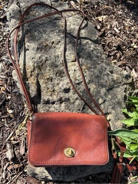 Coach Vtg DINKY tattersall bag